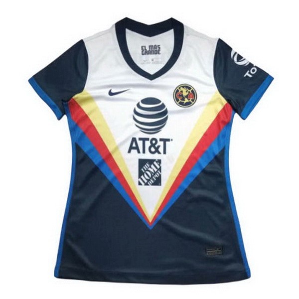 Camiseta Club América Segunda Equipación Mujer 2020-2021 Blanco